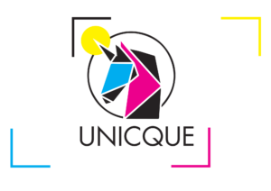 Unicque Logo + Text Quer trans.